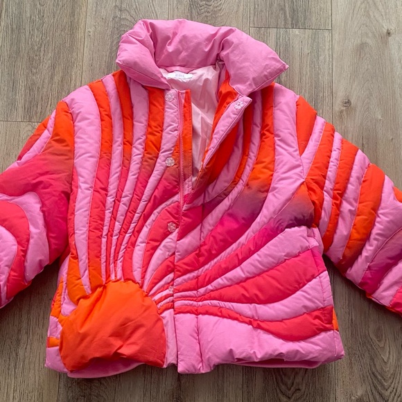 ERL Pink Sunset Down Jacket ❤️New❤️ - Picture 10 of 15